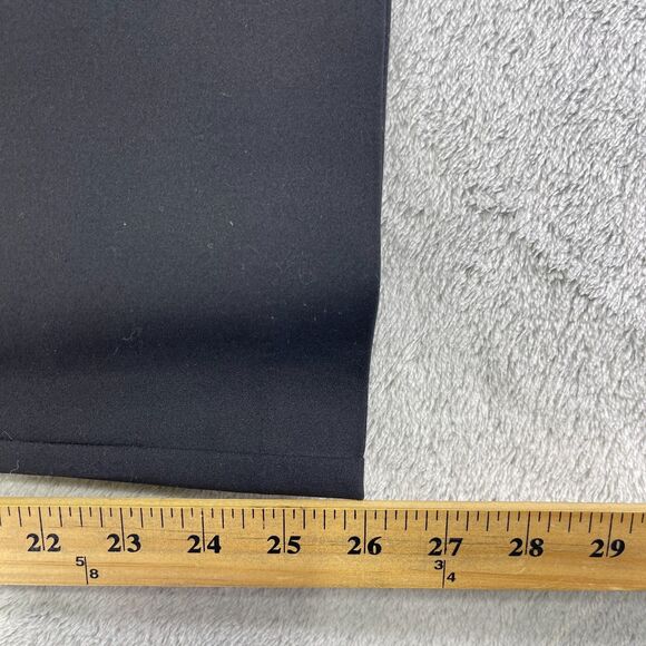 C/MEO Collective Flared Pants Womens Medium Black Cotton Ruffle Trim Cropped - Picture 15 of 16